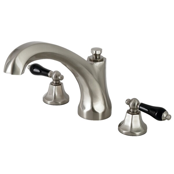 Roman Tub Faucet, Brushed Nickel, Deck Mount